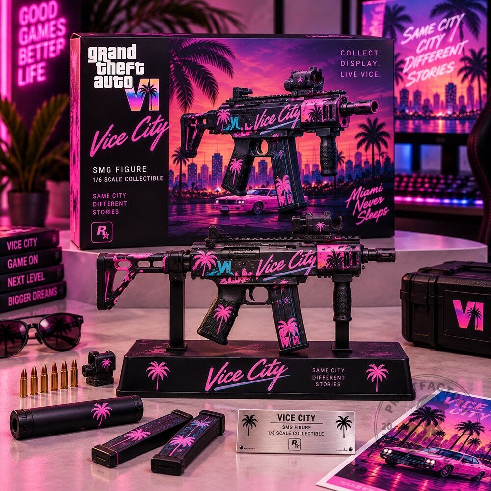 GTA VI SMG Figure Hot Trend 2026 - Decoration Item