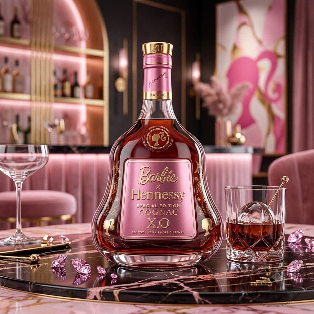 Barbie x Hennessy Special Edition Cognac Bottle Hot 2026
