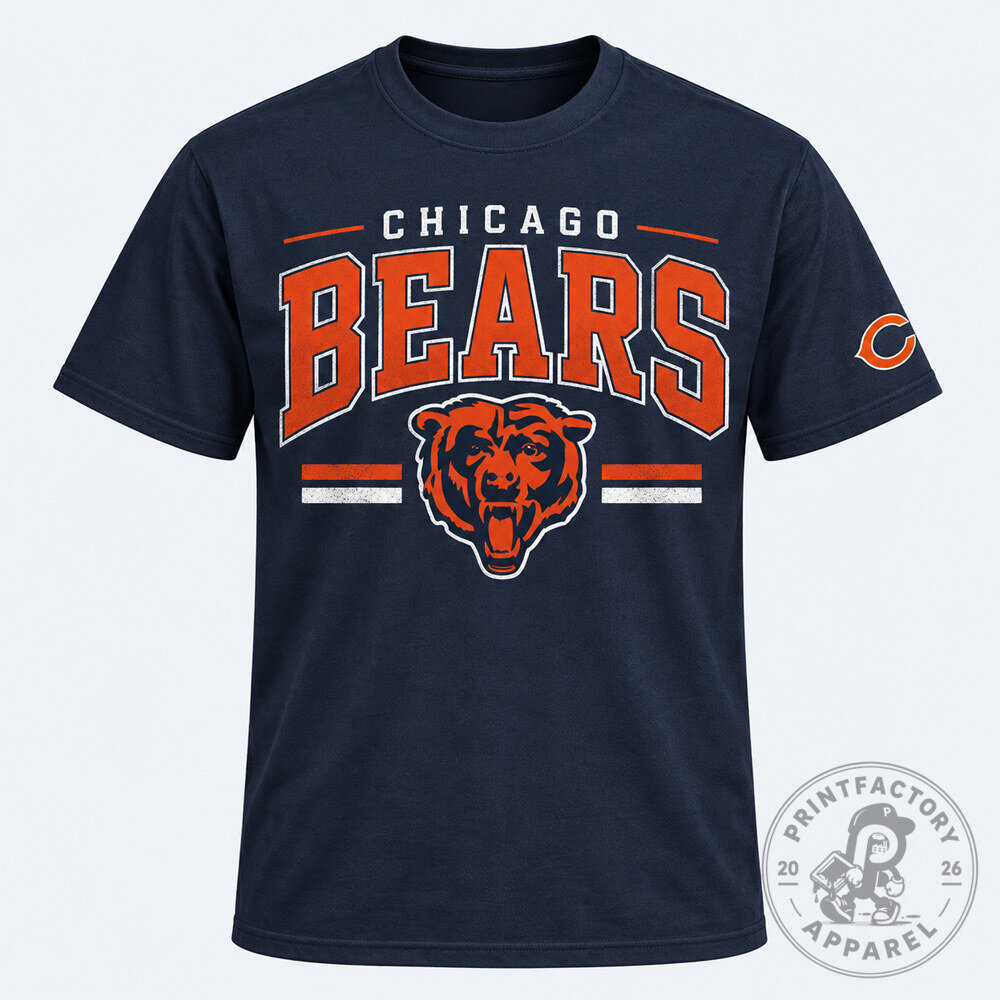 Chicago Bears T-Shirt for Fan Spirit and All-Day Comfort