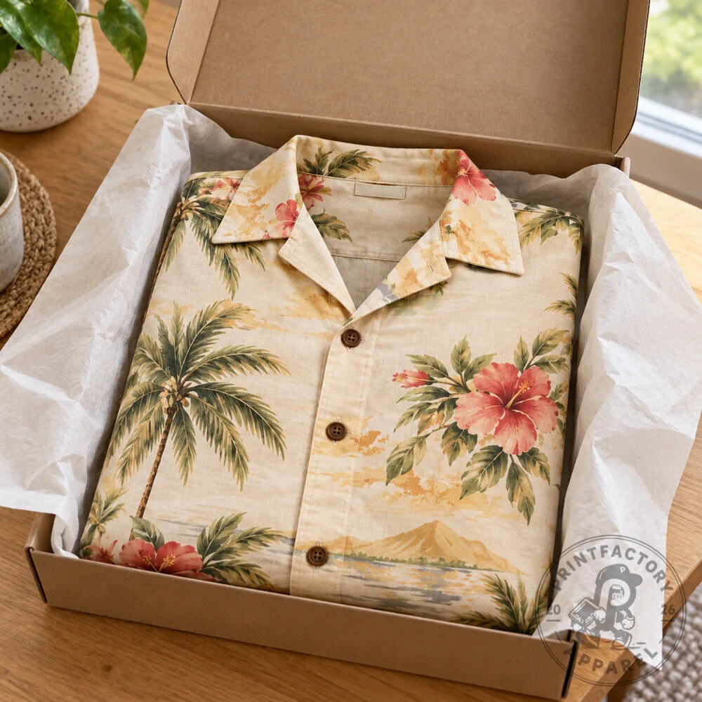 GTA VI Men's Vintage Floral Hibiscus Palm Tree Hawaiian Shirt 9 GTA VI Men
