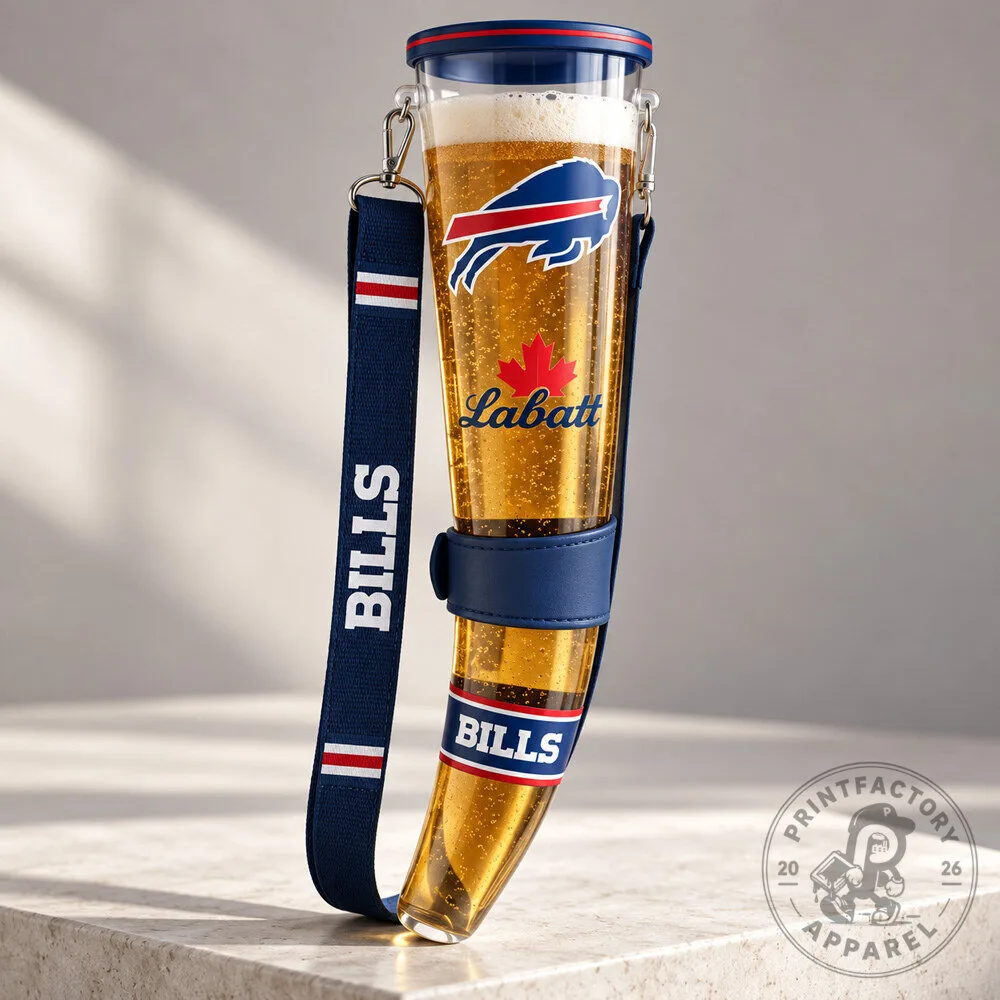 Buffalo Bills Beer Horn Vessel for Ultimate Game Day Celebrations