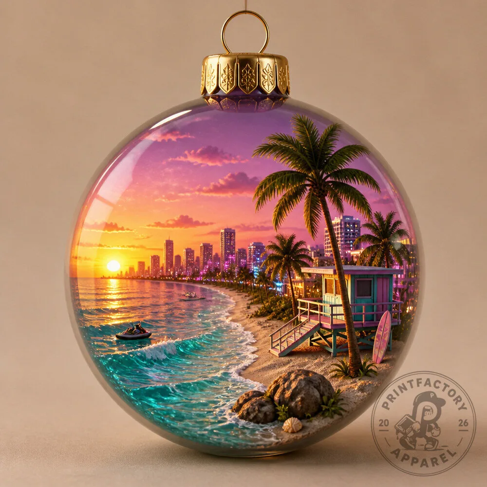 GTA 6 Christmas Ornament 3D Collectible for Unique Holiday Decor