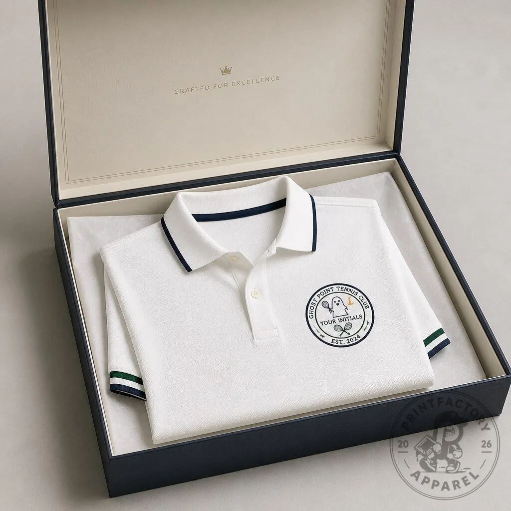Haunted Racquet Club Polo Shirt - Subtle Halloween Tennis Club 7 Haunted Racquet Club Polo Shirt - Subtle Halloween Tennis Club