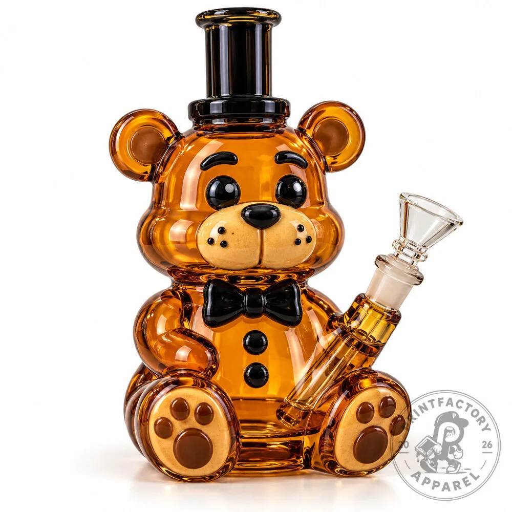 "Must-Have 2026 Products: Freddy Fazbear Bong, Pendleton Crocs, Advent Calendar" 29 Freddy Fazbear Glass Bong for FNAF Fans - Unique Handblown Design