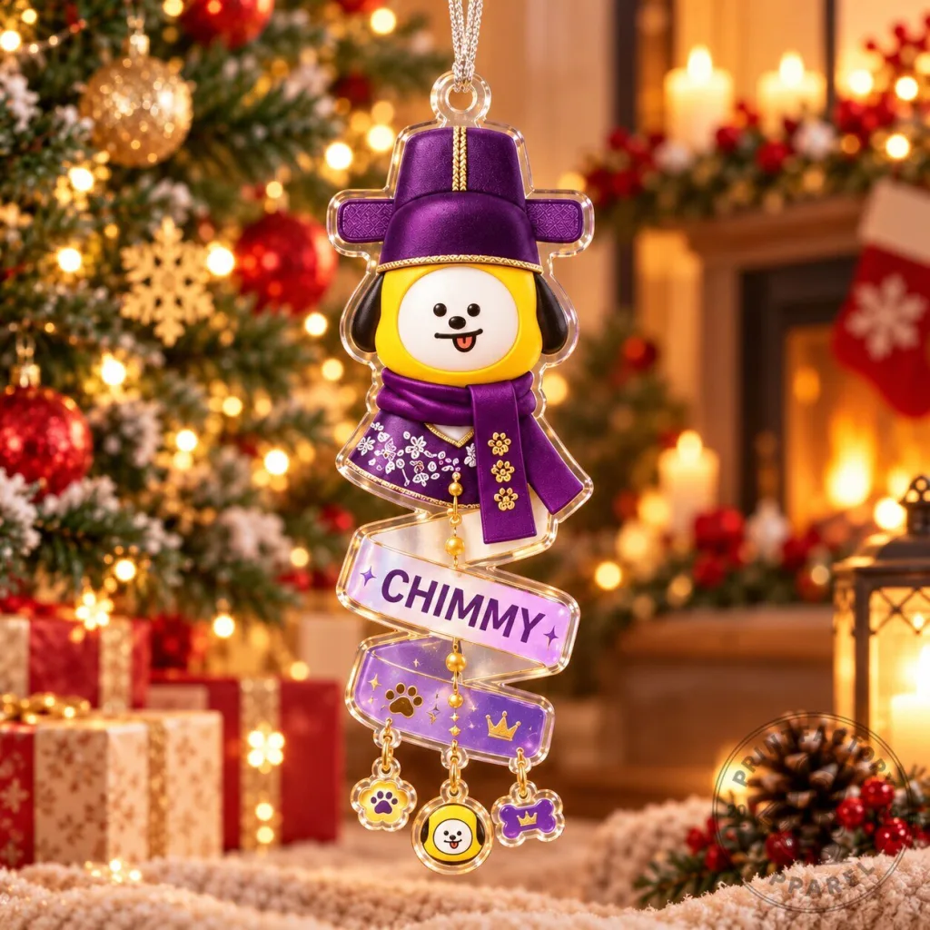 CHIMMY Purple Royal Christmas Acrylic Ornament 2026 Limited Edition CHIMMY Purple Royal Christmas Acrylic Ornament 2026 Limited Edition