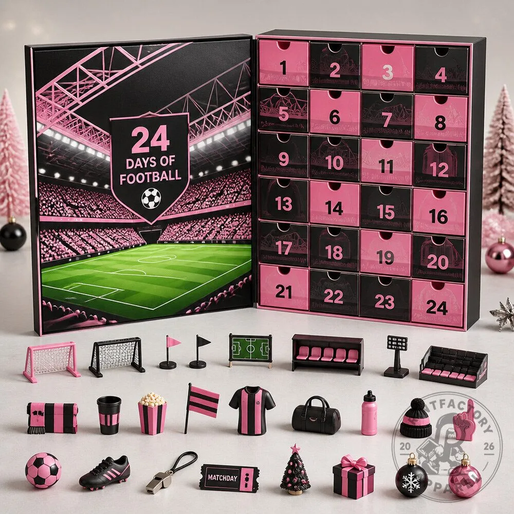 Soccer Stadium Advent Calendar With Miniature Matchday Collectibles